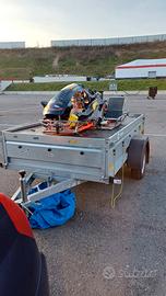 carrello rimorchio trasporto go-kart
