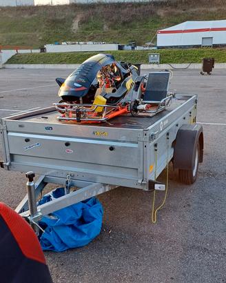 carrello rimorchio trasporto go-kart