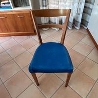 tavolo quadrato e quattro sedie Caligaris