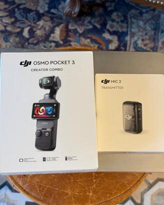 Dji OSMO POCKET 3 e 2 microfoni