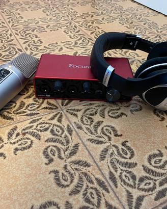 Kit Stream - RØDE NT2-A / Scarlett 2i2 / StreamCam