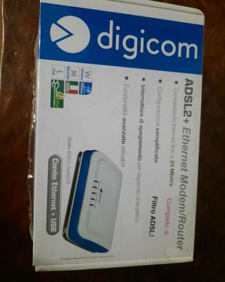 modem/router ADSL2+ adsl2+ ethernet digicom