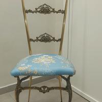 Sedia in ottone