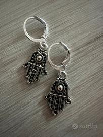 Orecchini mano di fatima