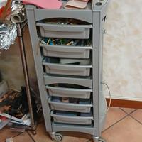 carrello per parrucchieri