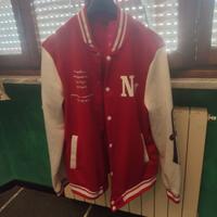 bomber rosso e bianco 