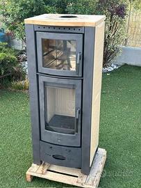 STUFA LEGNA con FORNO piazzetta