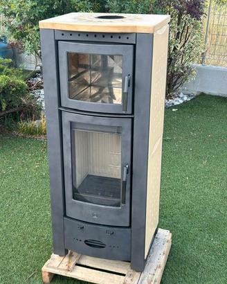 STUFA LEGNA con FORNO piazzetta