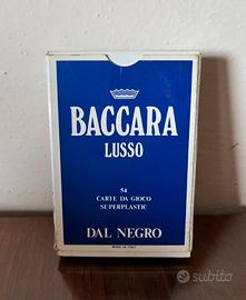 Mazzo di carte Baccara Lusso Blu Dal Negro