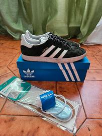 Scarpe Adidas Gazelle Nere con Scatola