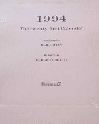 CALENDARIO PIRELLI 1994 LIMITED EDITION nº 37017