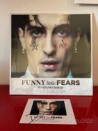 Damiano David Funny Little Fears LP Autografato