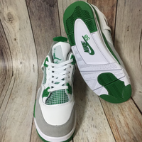 Air Jordan 4 Verde Nuove Scarpe da Uomo Taglia 44