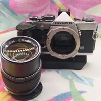 Olympus OM2+Zuiko 135mm f3.5+Winder 2+Hot Shoe 2