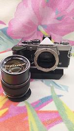 Olympus OM2+Zuiko 135mm f3.5+Winder 2+Hot Shoe 2