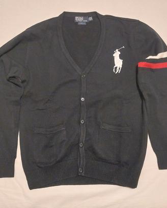 cardigan nero Polo Ralph Lauren classic fit XL