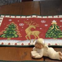 nuove 2 tovagliette gobellin arredo natale nataliz