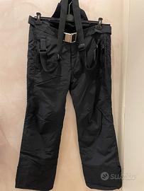Pantaloni sci uomo neri