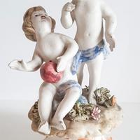 Statuina coppia di bambini VINTAGE anni '60