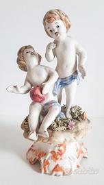 Statuina coppia di bambini VINTAGE anni '60