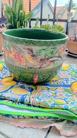 vaso in ceramica artistica d'epoca 