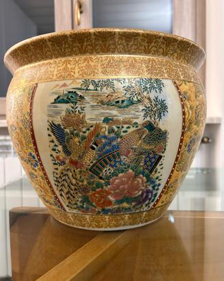 vaso cinese decorazione a mano 