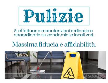 Pulizie condominiali e locali vari