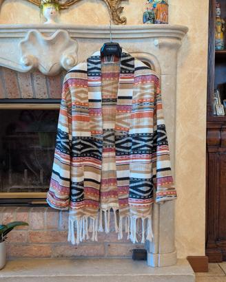 Cardigan XETRA stile Etnico/Boho in Cotone - Donna