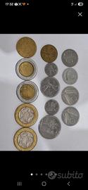 raccolta 14 monete italiane 