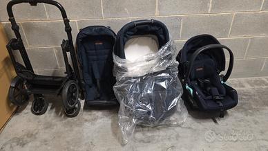 passeggino peg perego blu ovetto nuovo
