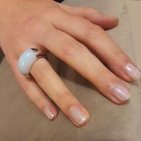 Anello Calvin Klein Ellipse Ellisse pietra di LUNA