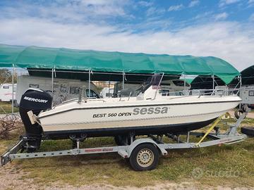 barca sessa con Mercury 40/60