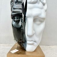 SCULTURA STATUA TESTA BUSTO AMBIENTI GLAMOUR NUOVA