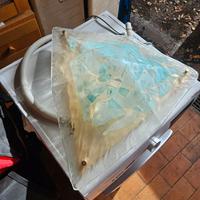 Plafoniera vetro 3 luci