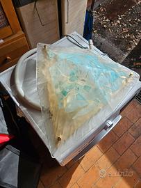 Plafoniera vetro 3 luci