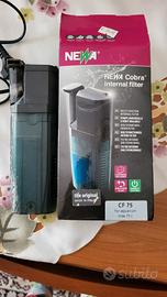 filtro interno per acquari  max 75l