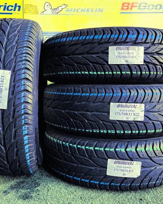 X4: Estive 175/70R13 82T -UNIROYAL- al 65% e 73%