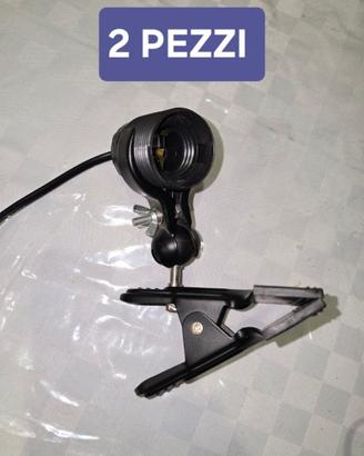 2x Portalampada E27 con Interruttore e morsetto