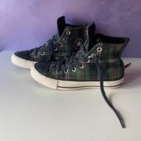 Converse All Star in  tessuto  alte vintage tartan