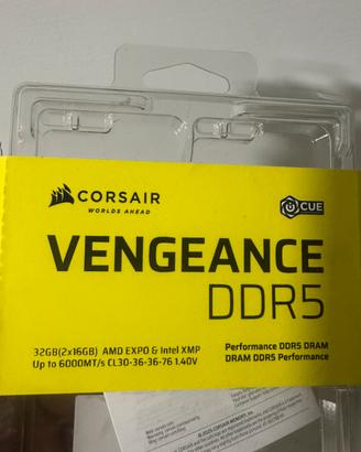 CORSAIR VENGEANCE DDR5 2x16Gb 6000mhz cl30