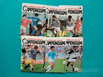 FIGURINE I CAMPIONISSIMI CARTELLINO 1984-85