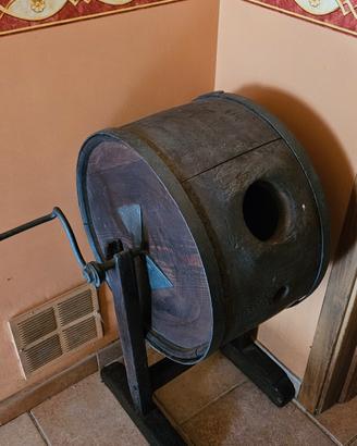 Zangola rotante per burro antica