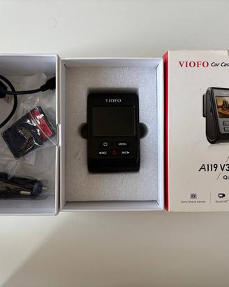 Dashcam auto Viofo A119 V3 e kit di alimentazione