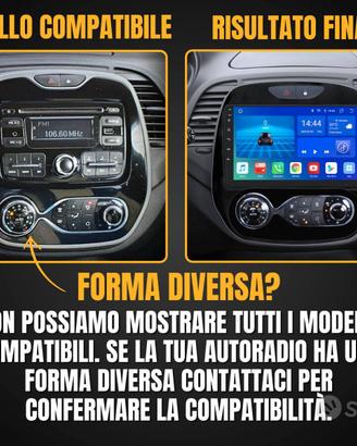 Renault Captur 1 KIT COMPLETO Autoradio Android