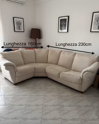 Divano angolare modulabile
