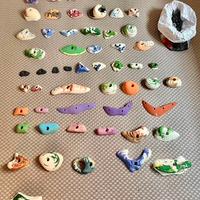 PRESE  arrampicata piu ragni KIT NUOVO