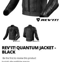 giacca moto revit quantum tg 46 nuova