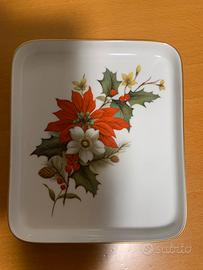Piccolo vassoio  natalizio in ceramica