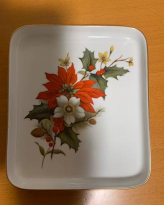 Piccolo vassoio  natalizio in ceramica