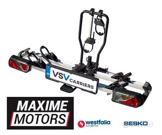 PORTABICI DA GANCIO TRAINO VSV E2 XL per Furgoni